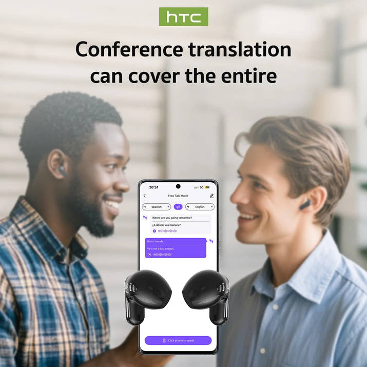 Sirexa HTC NE20 6.0 Bluetooth AI Translator Earbuds