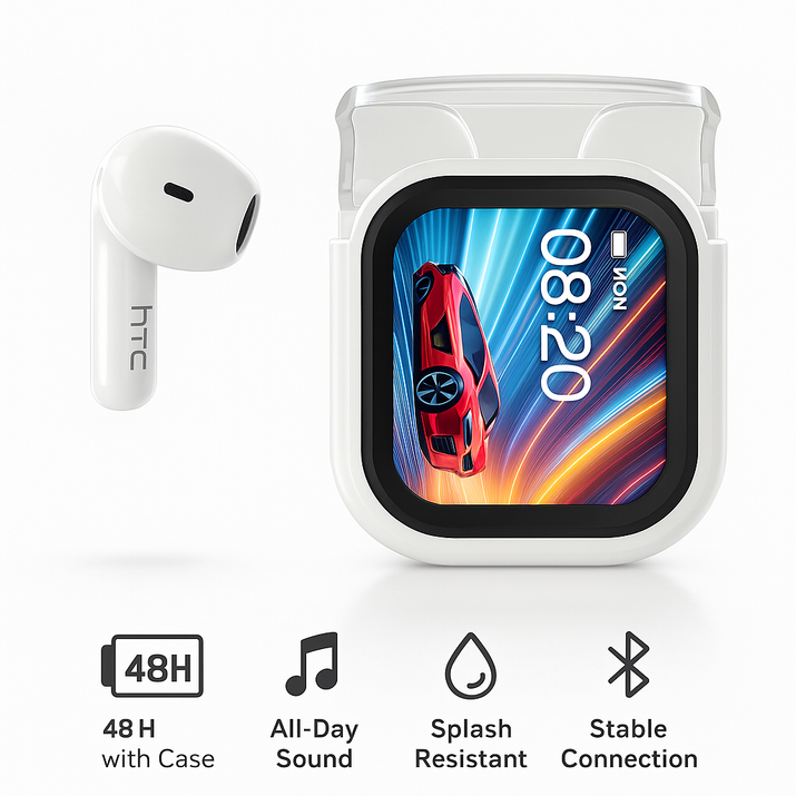 Sirexa HTC NE20 6.0 Bluetooth AI Translator Earbuds